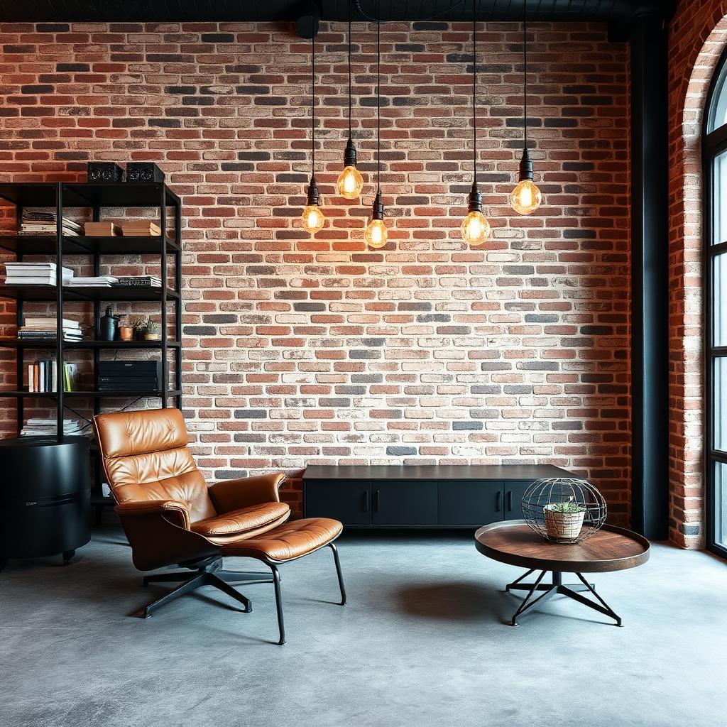 Industri-tema interiör